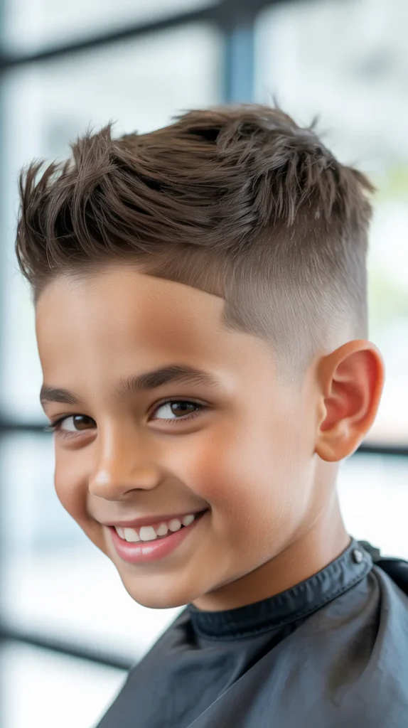 Mid Fade with Textured Top