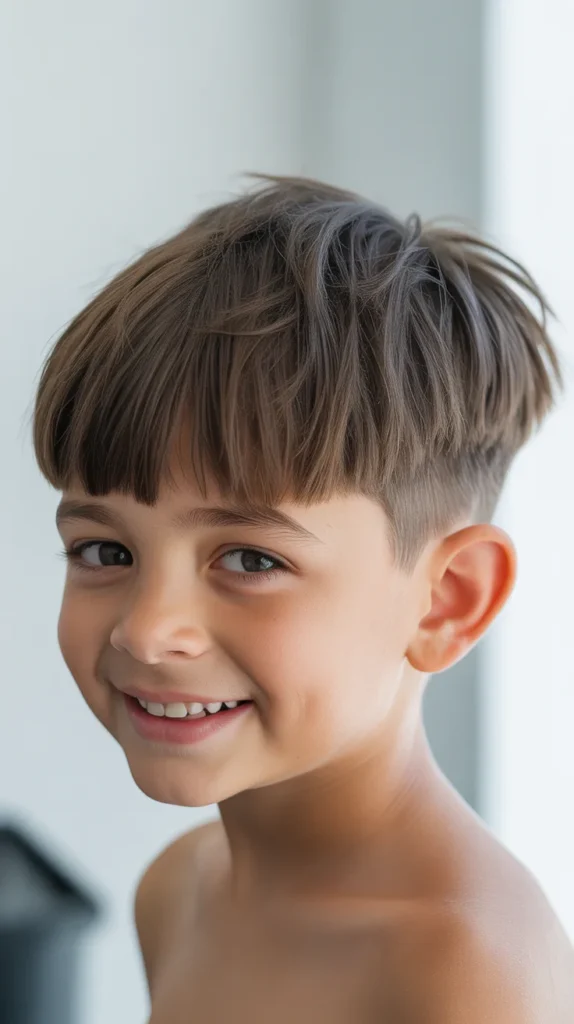 Bowl Cut with Modern Twist