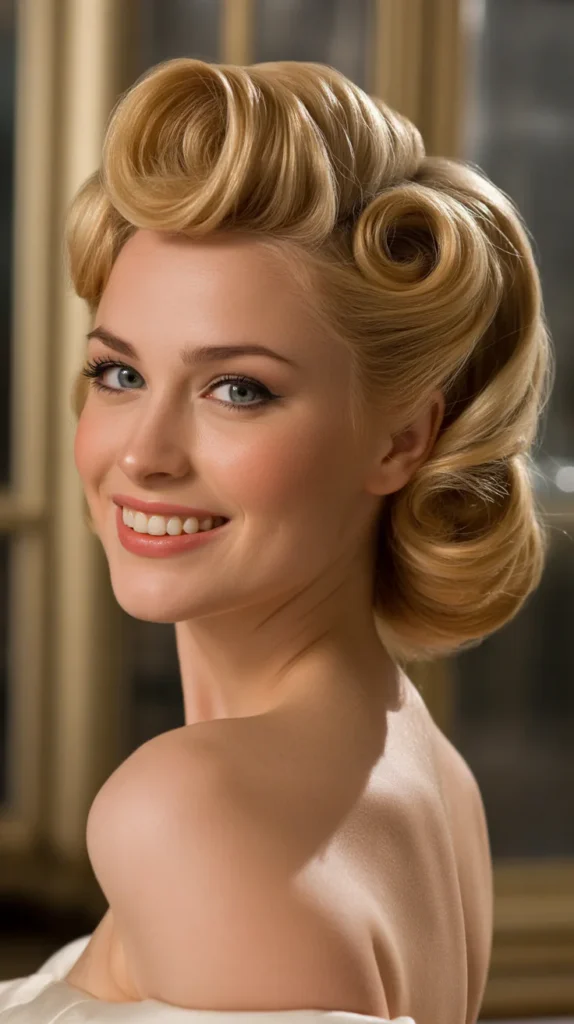 Vintage Roll Updo