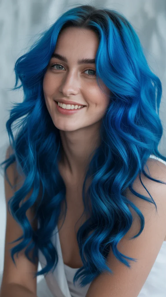 Electric Blue Mermaid Hair