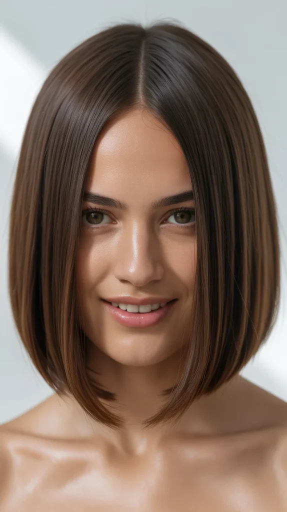  Straight Bob with Center Part