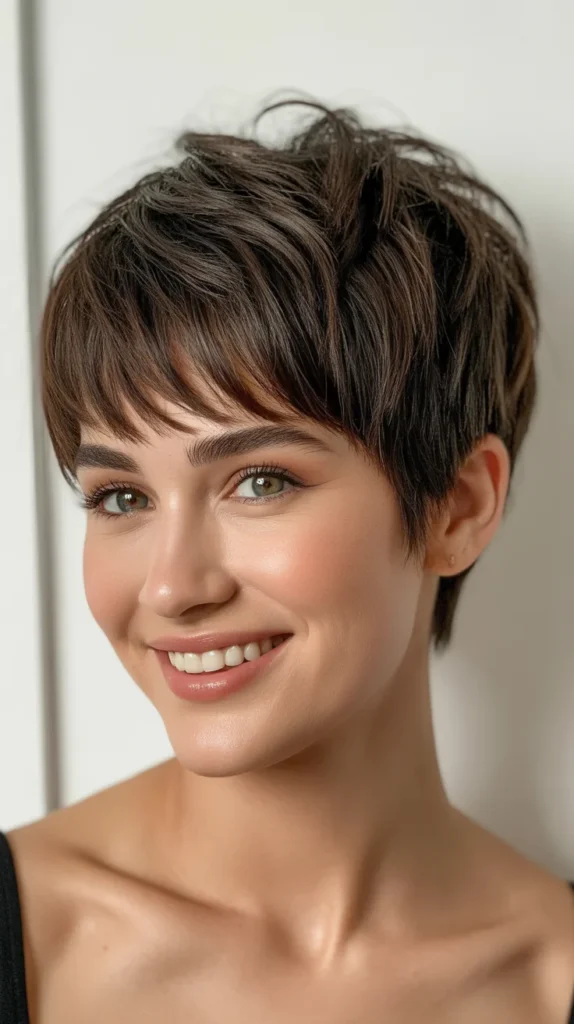 Choppy Pixie with Textured Fringe
