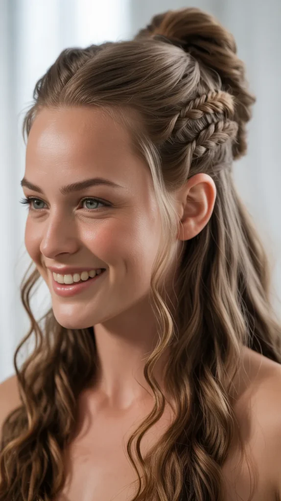 Magical Elf High Ponytail with Braided Accents