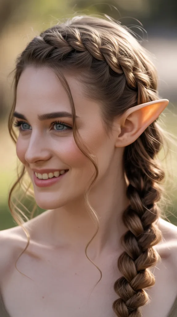  Elegant Elf Side Braid