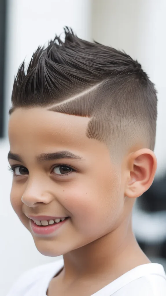 Short Mohawk with Low Fade