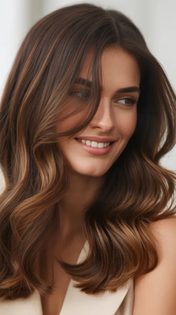 Espresso Brown with Caramel Highlights