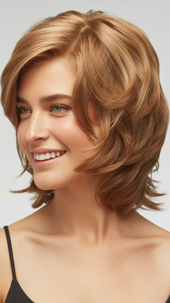 Textured Lob with Side Part