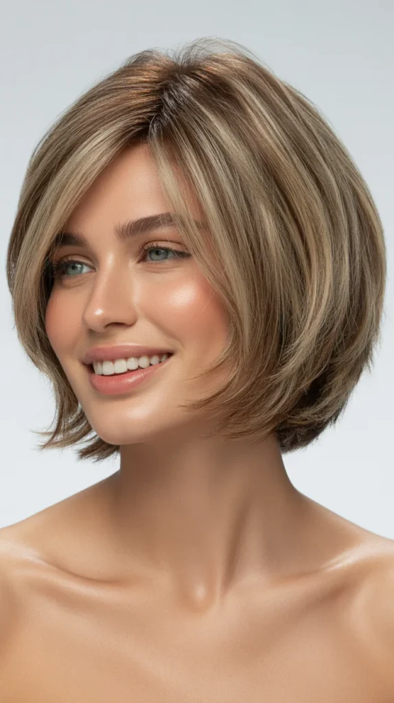 Wispy Layered Bob