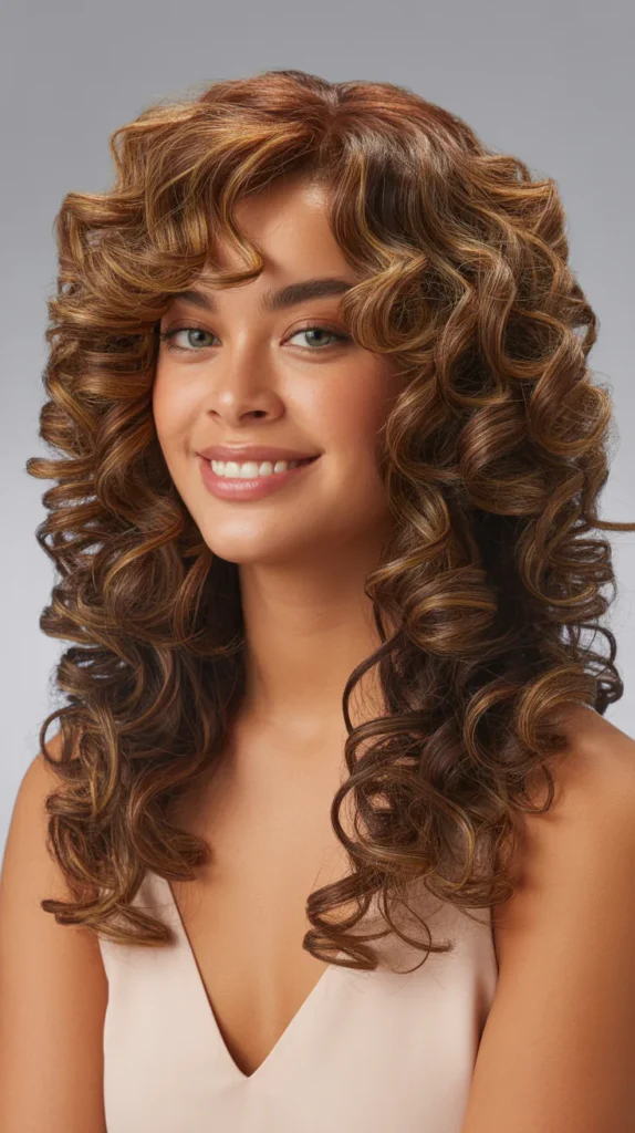 Long Curls with Layers