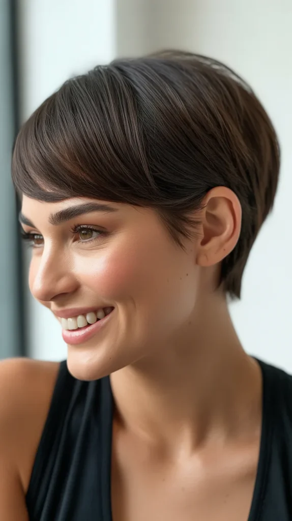 Sleek Long Pixie