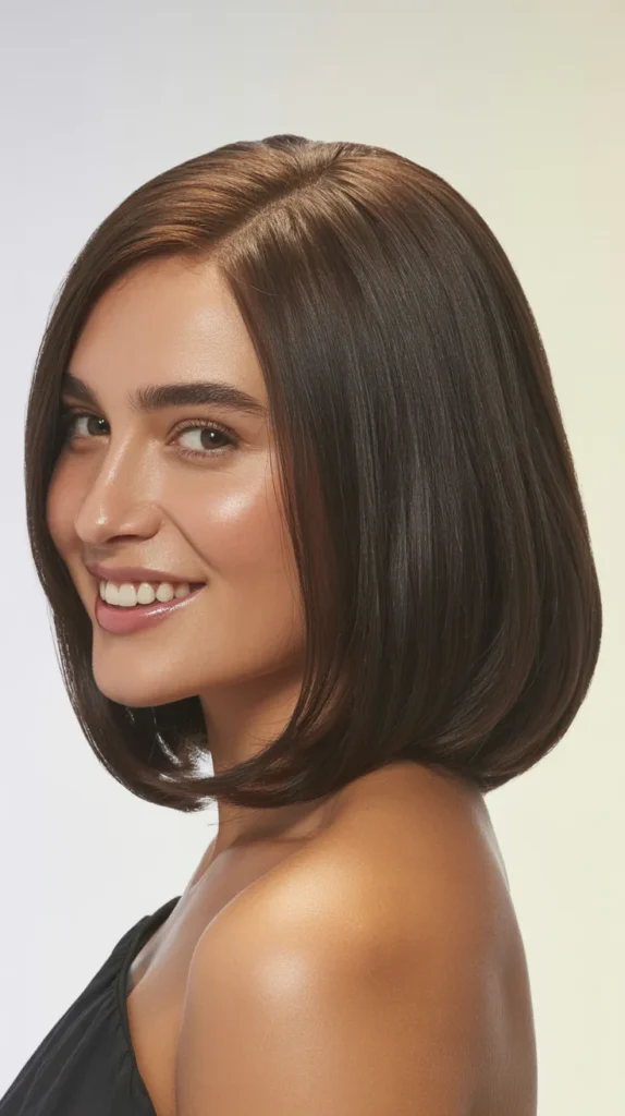 Shoulder-Length Blunt Cut