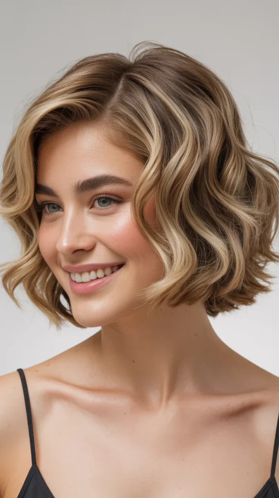 Wavy Bob with Textured Ends