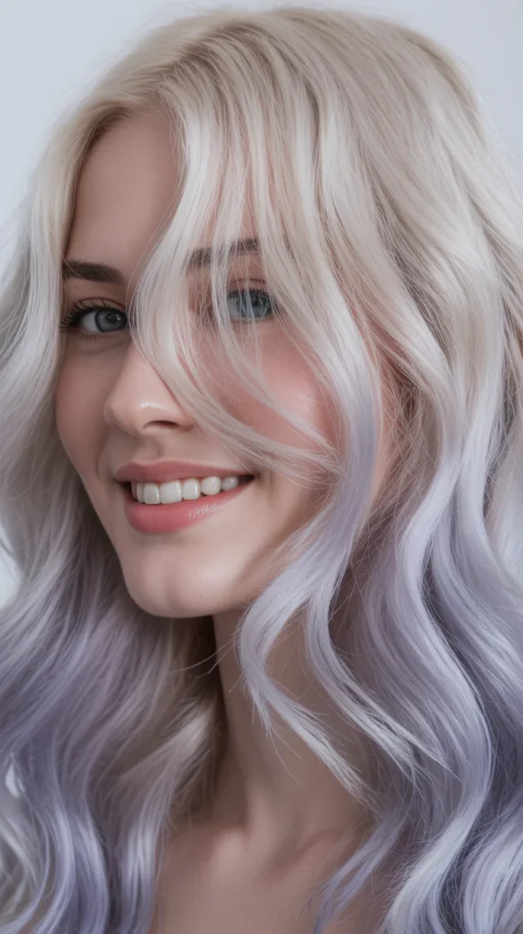  Silver Blonde with Lilac Undertones