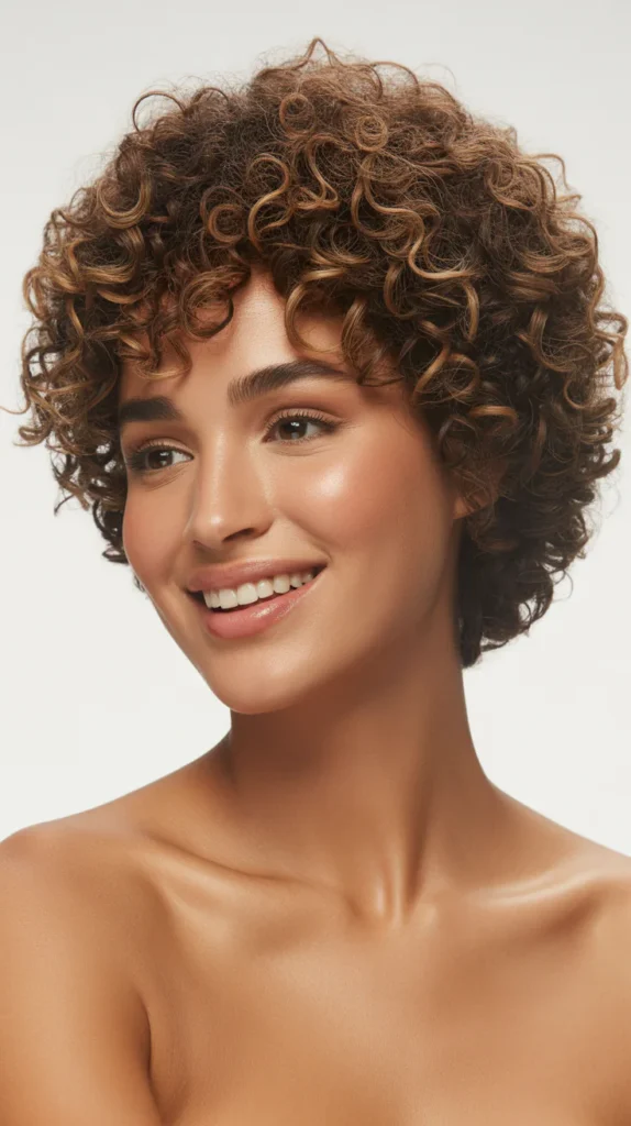 Short Curly Afro