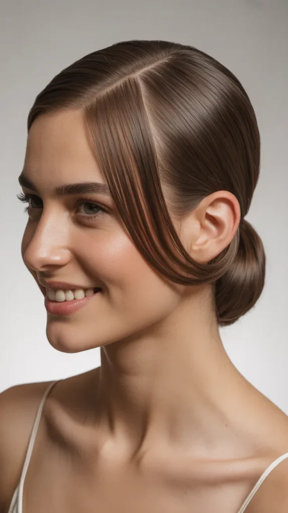 Sleek Side Part