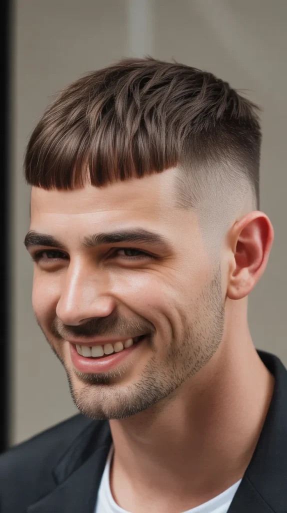 Crew Cut with Fringe