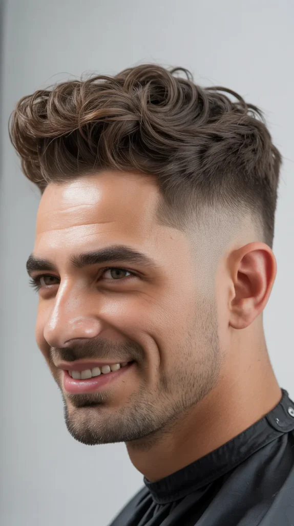  Low Taper Fade with Natural Waves