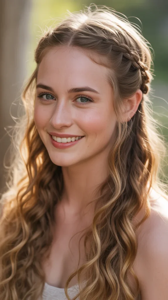 Half-Up Braided Elf Twist