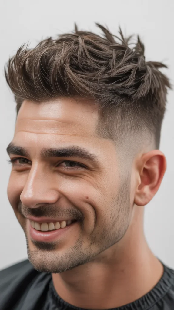 Textured High Crew Cut