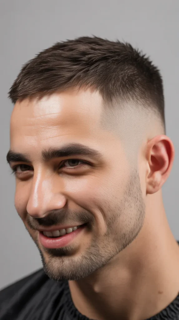 Crew Cut with Drop Fade