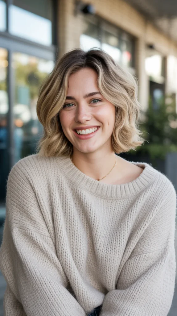  Layered Lob with Beachy Waves