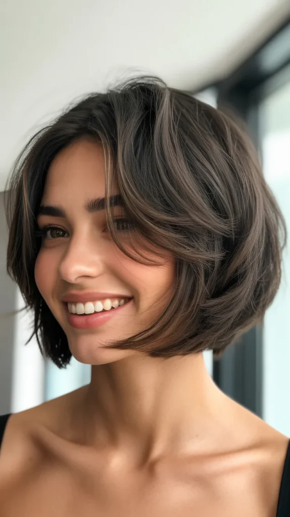 Bob with Textured Ends