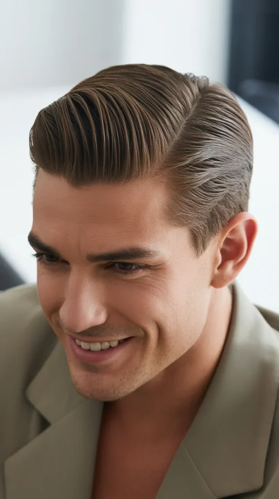 The Slicked-Back Look