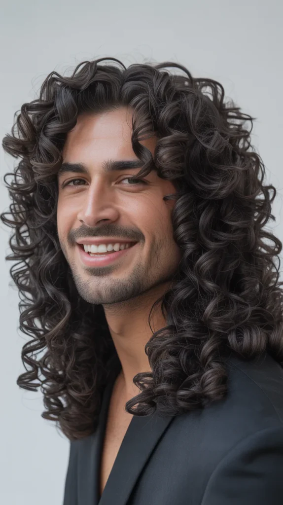 The Long Curly Haircut