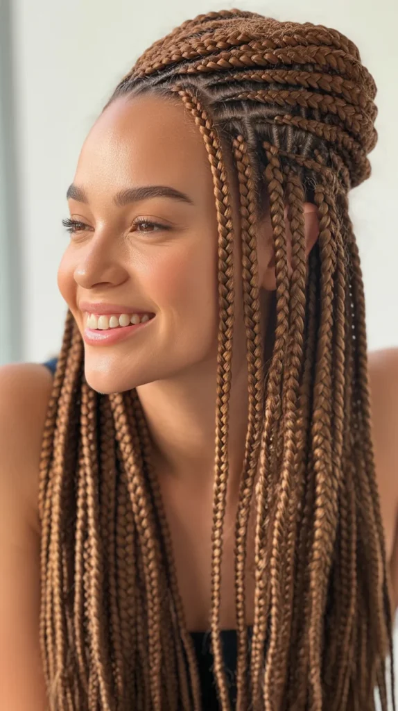  Crochet Braid Half-Up Half-Down