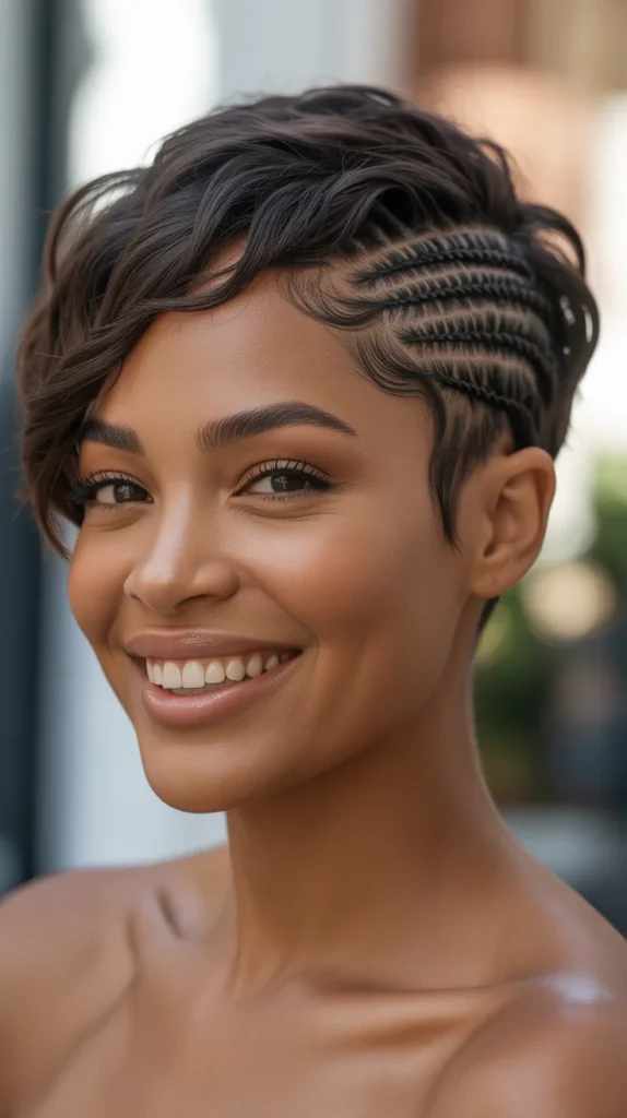 Short Braided Pixie