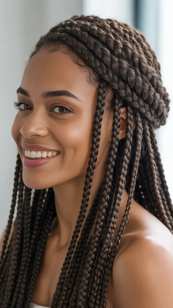 Crochet Braid Crown Braid
