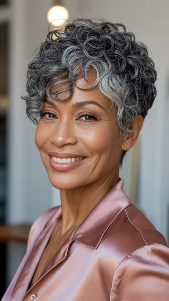 The Sassy Curly Pixie