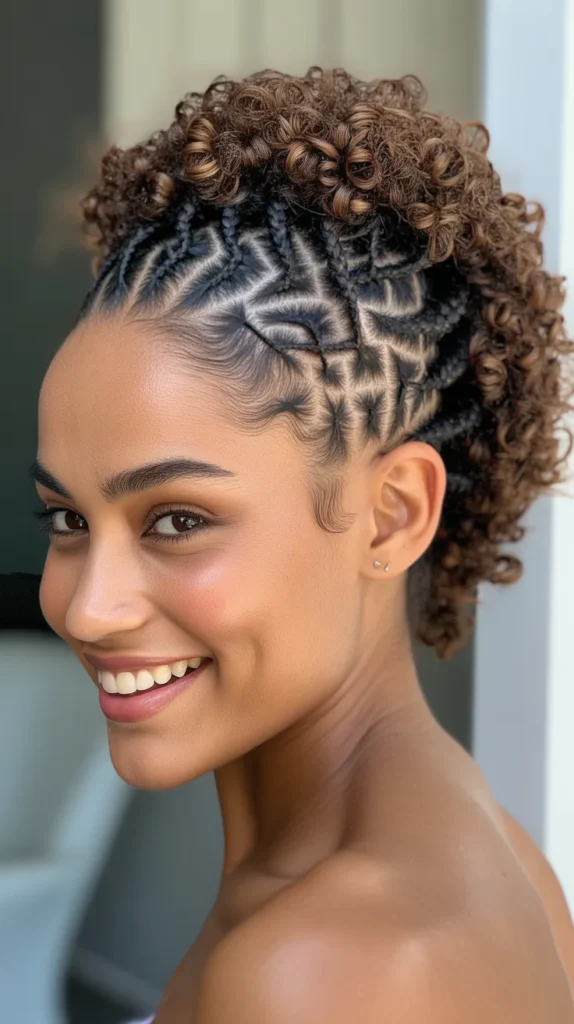 Braided Short Hairstyle