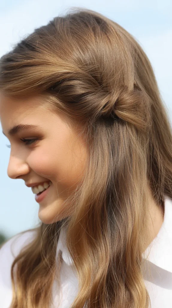 Half-Up, Half-Down Twist