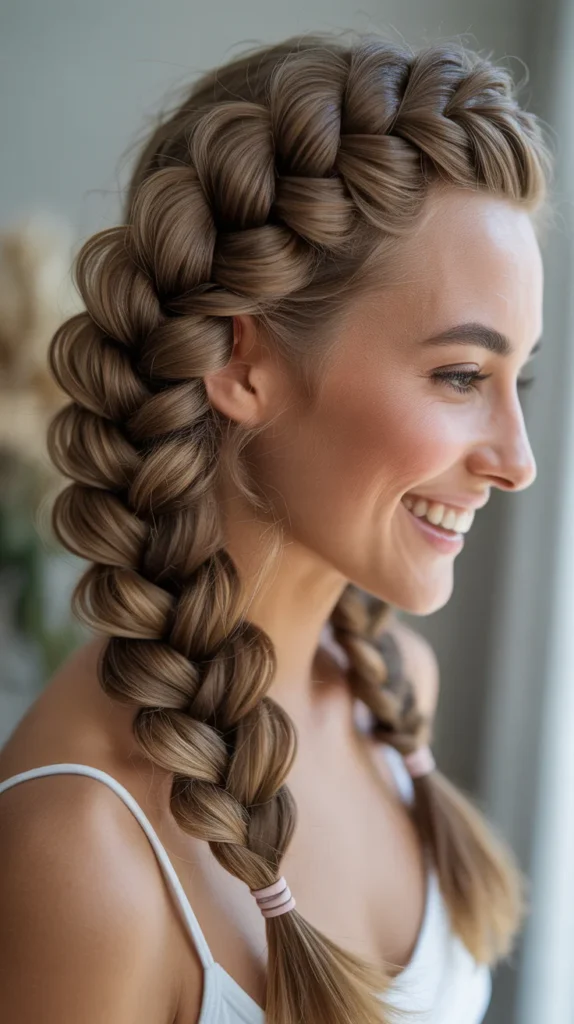 Classic Bubble French Braid