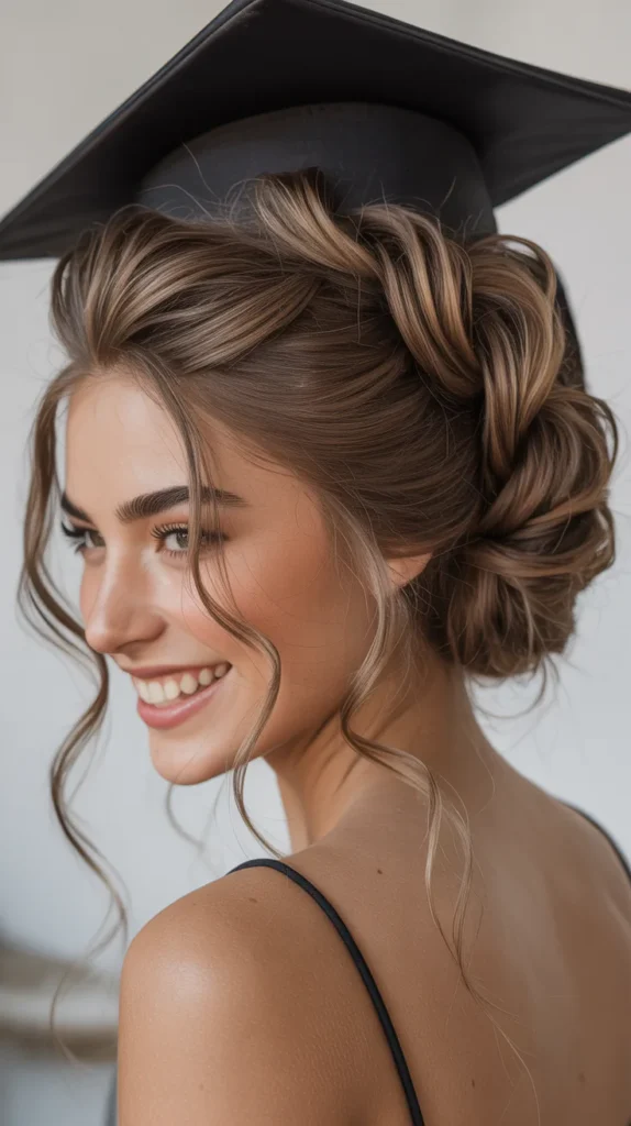 Glamorous Twisted Updo