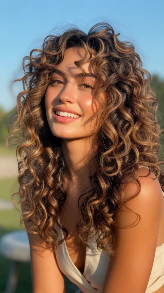 Voluminous Bouncy Curls