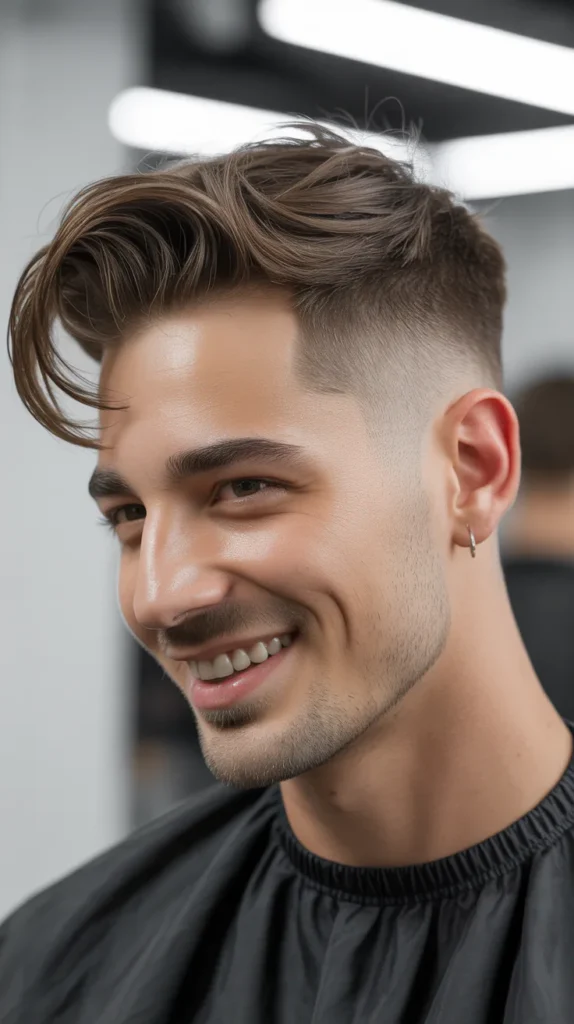 Modern Undercut with Flowing Top