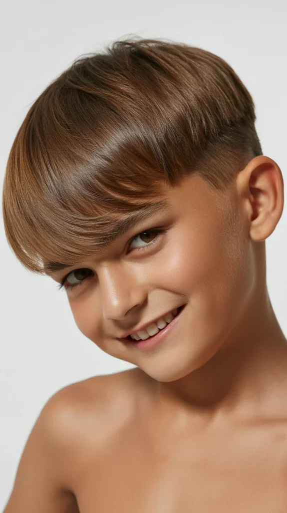 The Side Swept Bangs