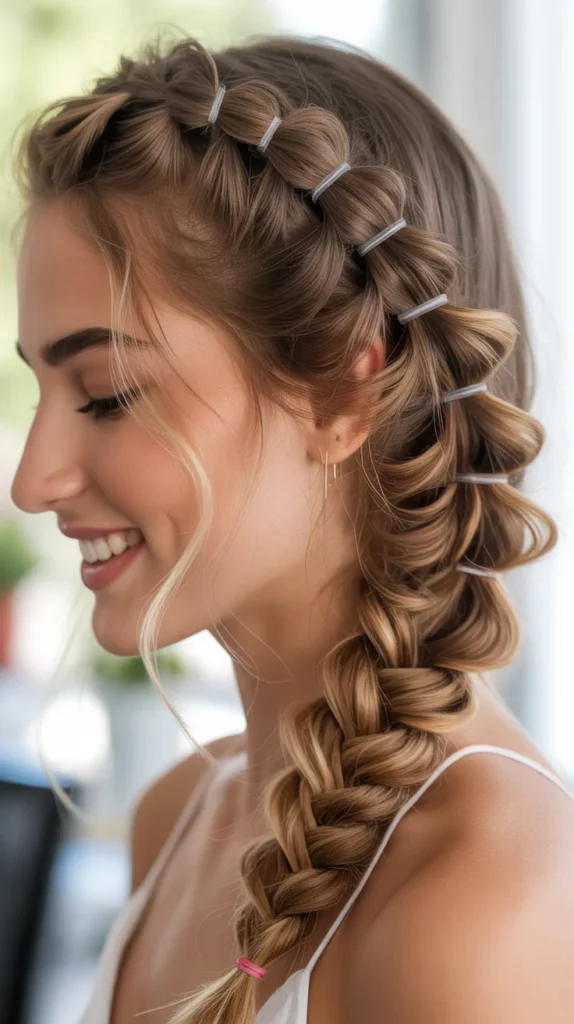 Bubble Braid Fishtail Combo