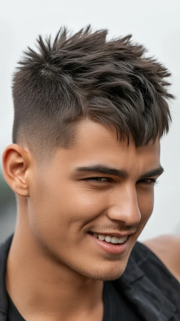 French Crop with Spiky Texture