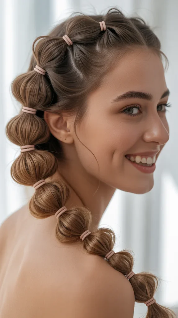 Bubble Braid with Double Knots