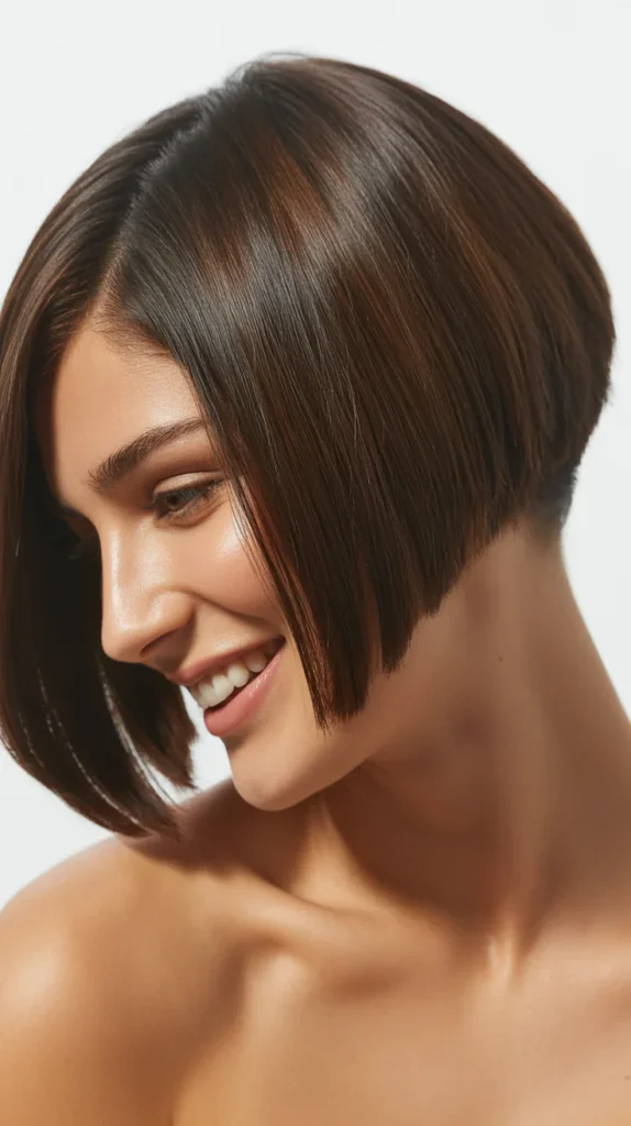  Side-Parted Inverted Bob