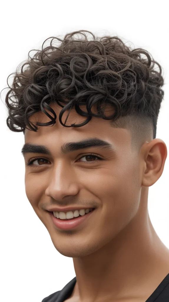 Curly Bowl Cut