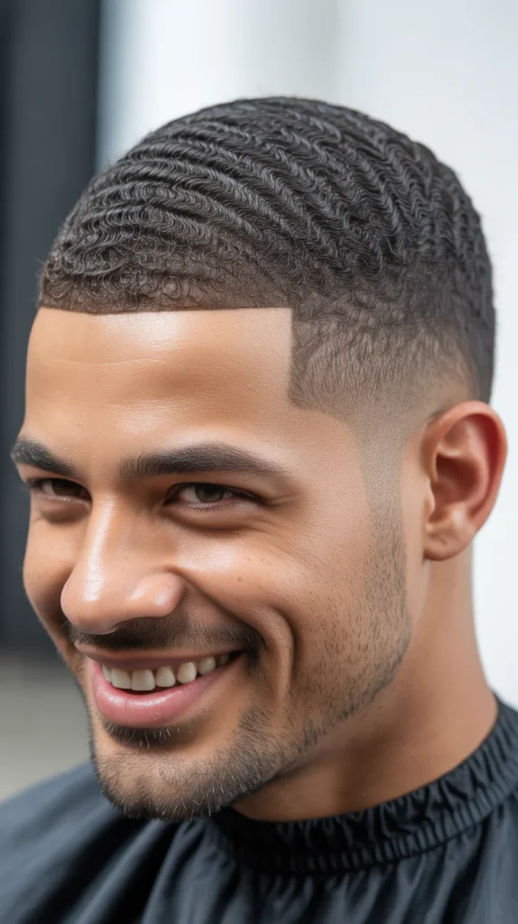 Buzz Cut for Curly Hair