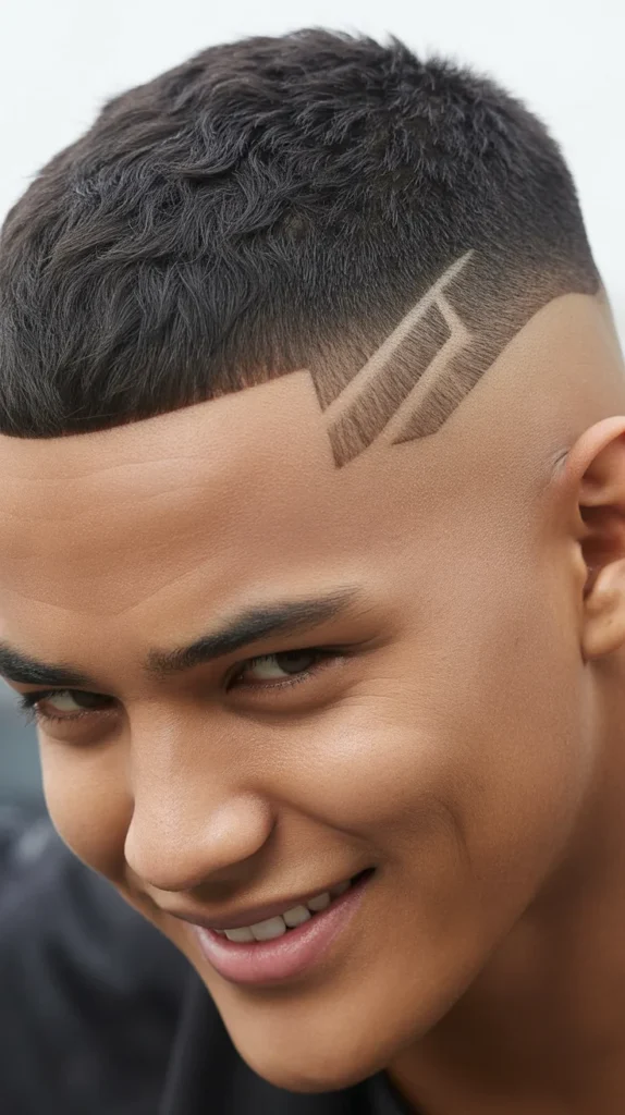 French Crop with Shaved Sides