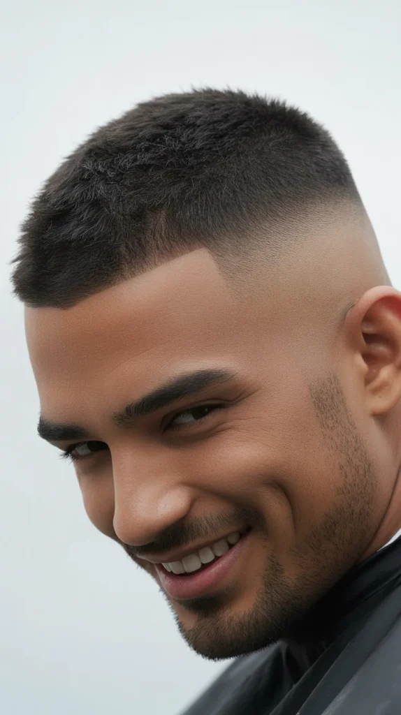 French Crop with Buzzed Sides