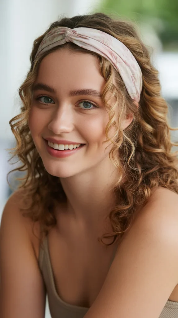 Soft Curls with Headband