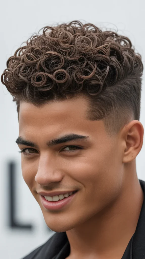 Curly Pompadour