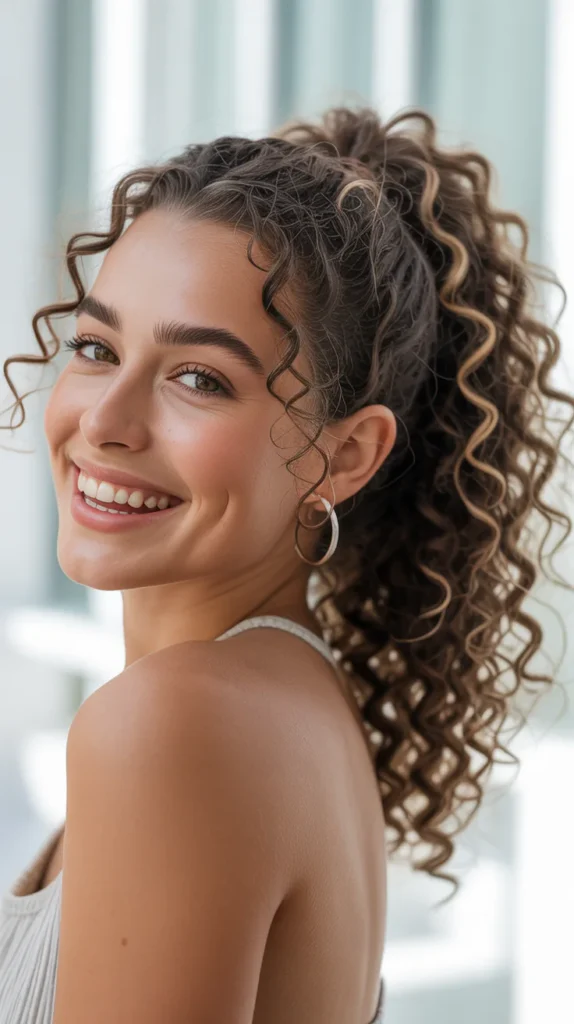 Curly Ponytail